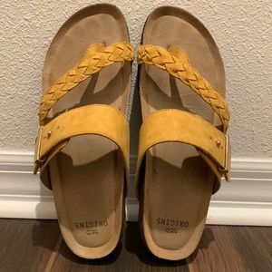 Earth Origins Braided Leather Sandals